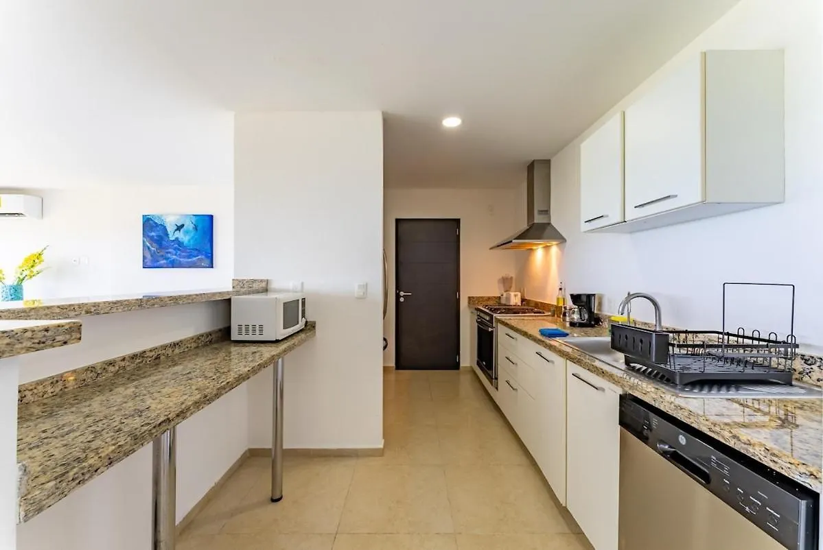 Beach Front Apartment With Beach Access Amara Cancun