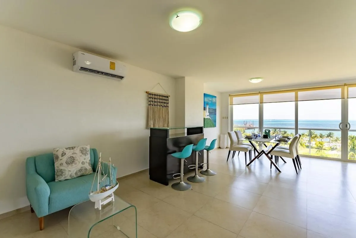 Beach Front Apartment With Beach Access Amara Cancun